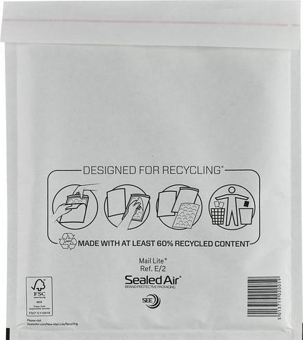 Immagine prodotto Sealed Air Buste a bolle d'aria E/2 senza finestra Bianco (100 x)