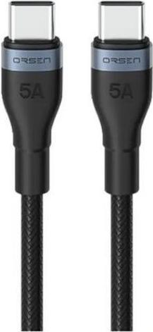 Image du produit Orsen S53 Type C to Type C 3A 1m noir (1 m)