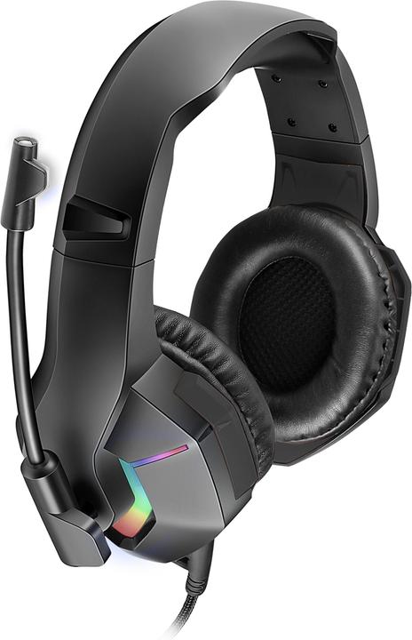 Actual product image Varr Pro Gaming Headset with RGB Backlight, Highly Sensitive Microphone (.) Boom, Noise Cancelling (Cable)