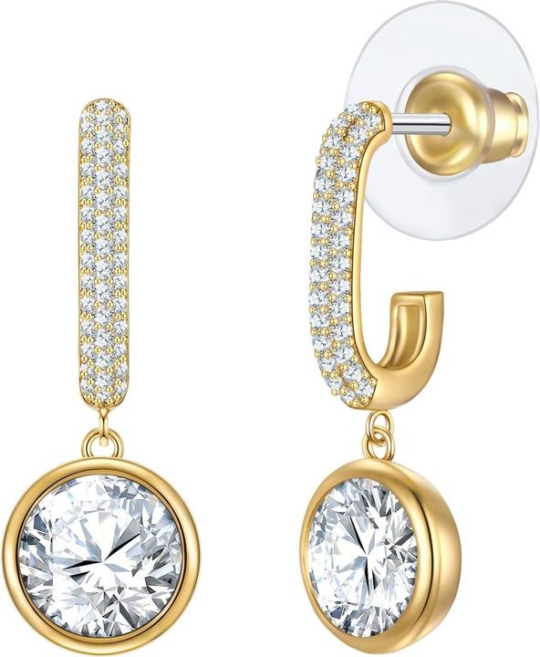 Actual product image Yokoamii Ladies hoop earrings - 36300 (Brass)