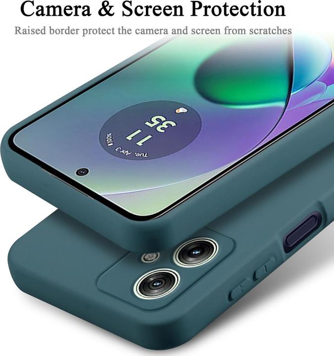 Immagine prodotto Cadorabo Custodia per Motorola Moto G54 in TPU con design in silicone a protezione dai liquidi (Motorola Moto G54)