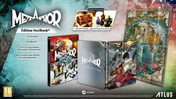Immagine prodotto Atlus Metafora: ReFantazio Edizione Steelbook (Windows, FR)