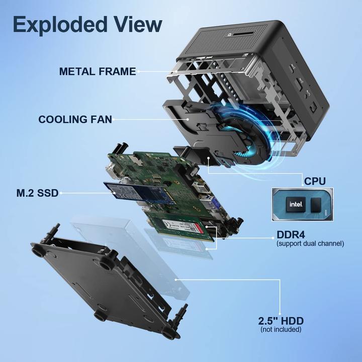 Produktbild Geekom Mini PC (i5-8259U, 16+512GB)