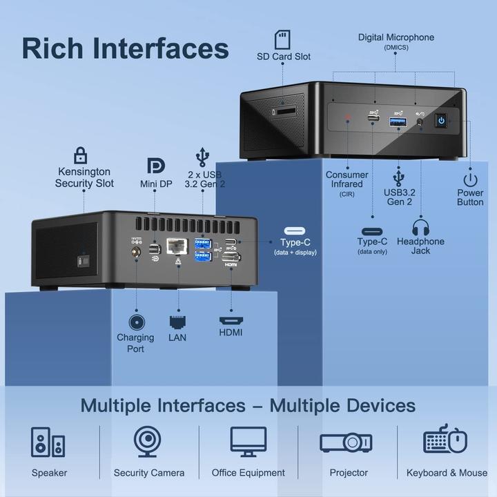 Produktbild Geekom Mini PC (i5-8259U, 16+512GB)