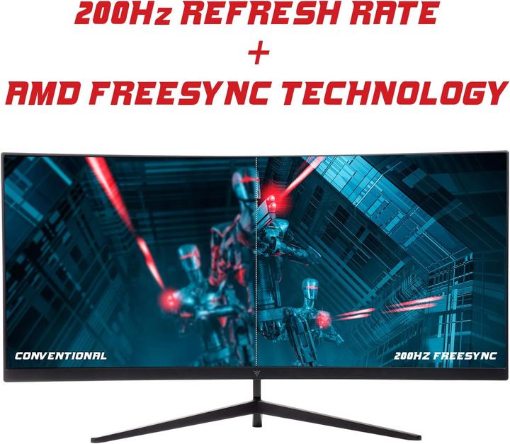 Image du produit Itek Ecran incurvé 30" (21:9) GGC UltraWide HD (Noir) 200Hz (2560 x 1080 pixels, 30")