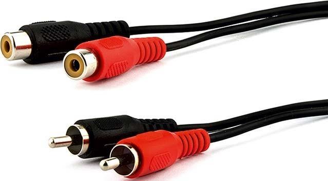 Produktbild E+P Cinch-Verlängerungskabel (2.50 m, Cinch)