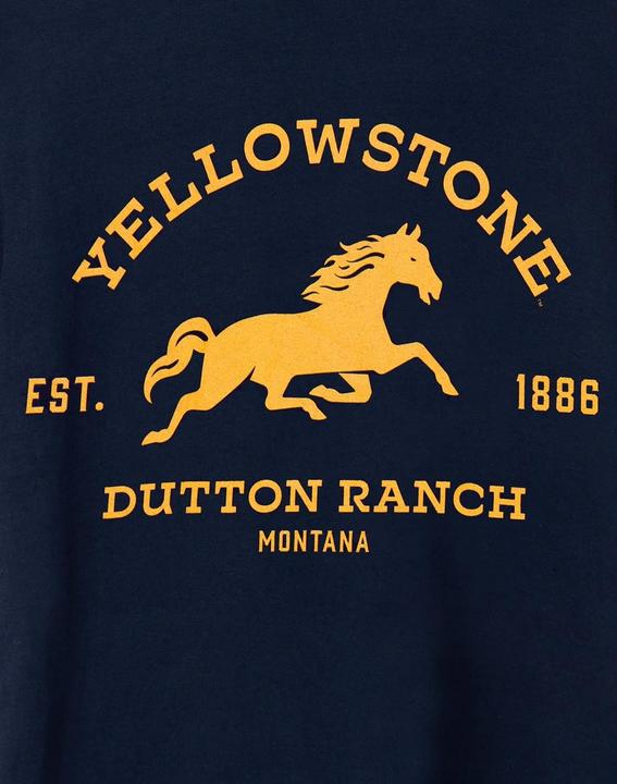 Immagine prodotto Yellowstone Dutton Ranch Maglietta Logo Maniche Corte Uomo (S)