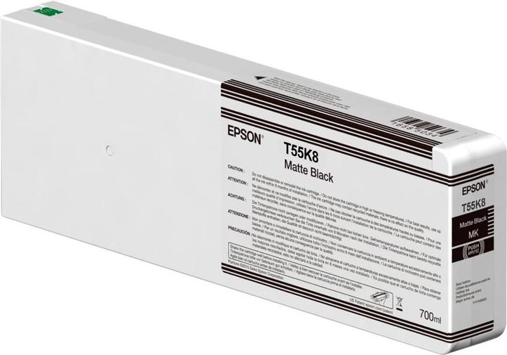 Produktbild Epson Singlepack Matte Black T55K800 UltraChrome HDX/HD (MBK)