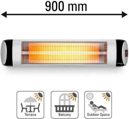 Actual product image Trotec Quartz infrared heater IR 2570 S, Name: IR 2570 S heater, Dimensions (mm): 90 x 900 x 200, We