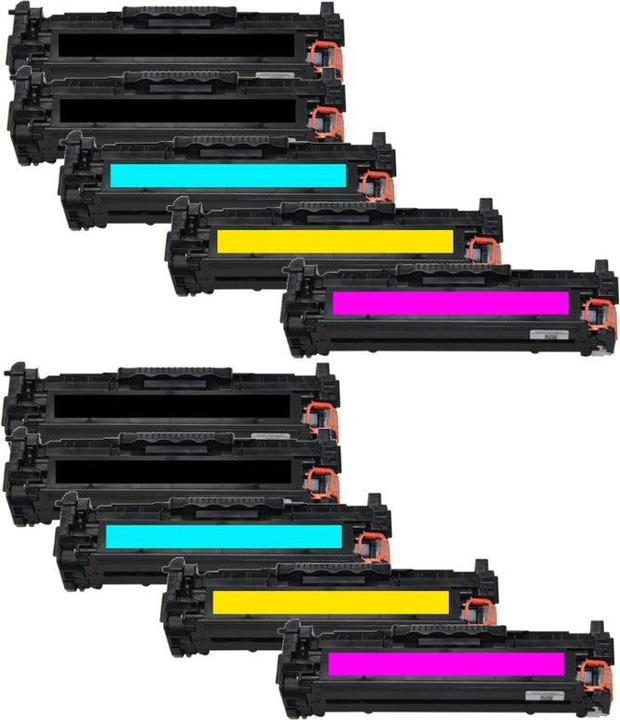 Actual product image Hermex Compatible toner for 400 M451nw (M, Y, C, FC)
