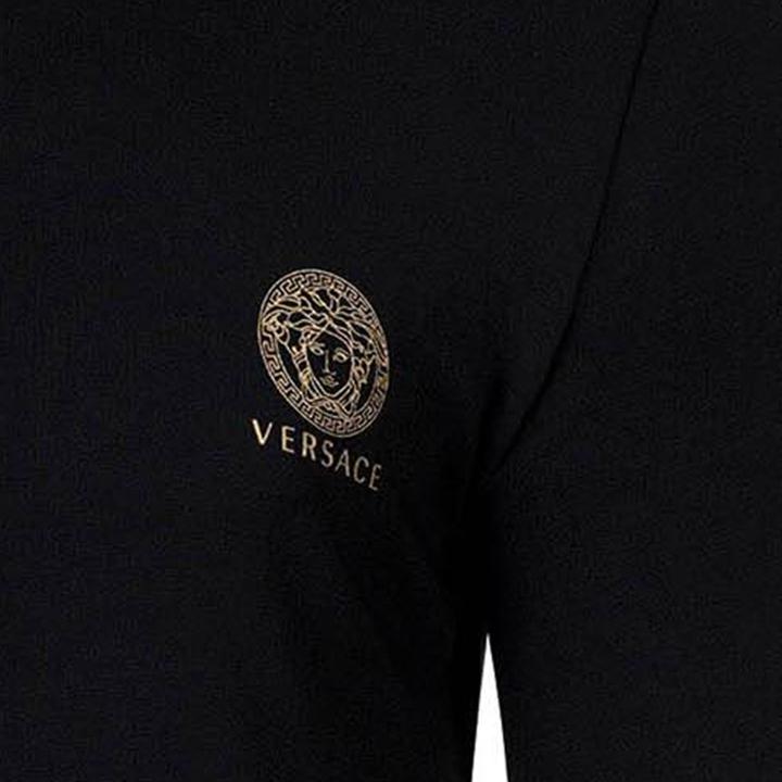 Produktbild Versace T-Shirt Bi-Pack Jersey Topeka Bi-Stretch Cotton Organic New Logo (M)