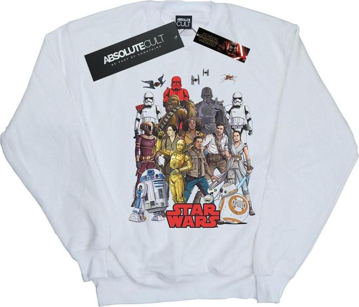 Produktbild Star Wars The Rise Of Skywalker Character Collage Sweatshirt (L)