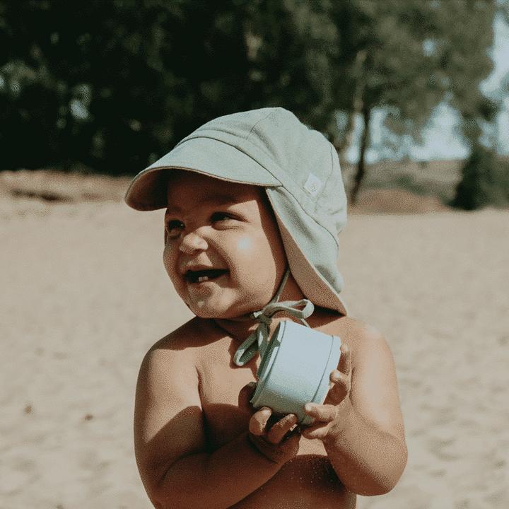 Actual product image Cloby Wende-Sonnenhut UPF 50+ Sea Sandy Beach (74, 80, 86)