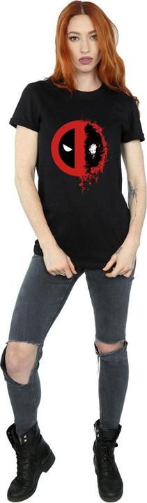 Image du produit - T-shirt DEADPOOL SPLIT SPLAT LOGO - Femme (M)