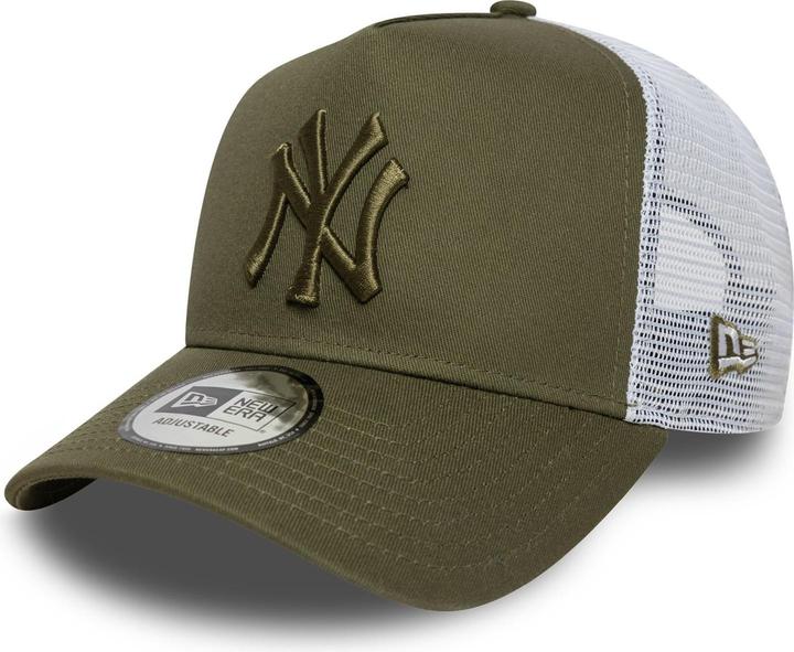 New Era A-Frame Trucker Cap - New York Yankees oliv (One Size)