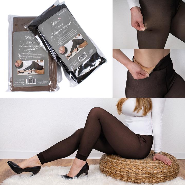 Actual product image Mojawo Thermo leggings running trousers Warmly lined winter fleece XL/XXL