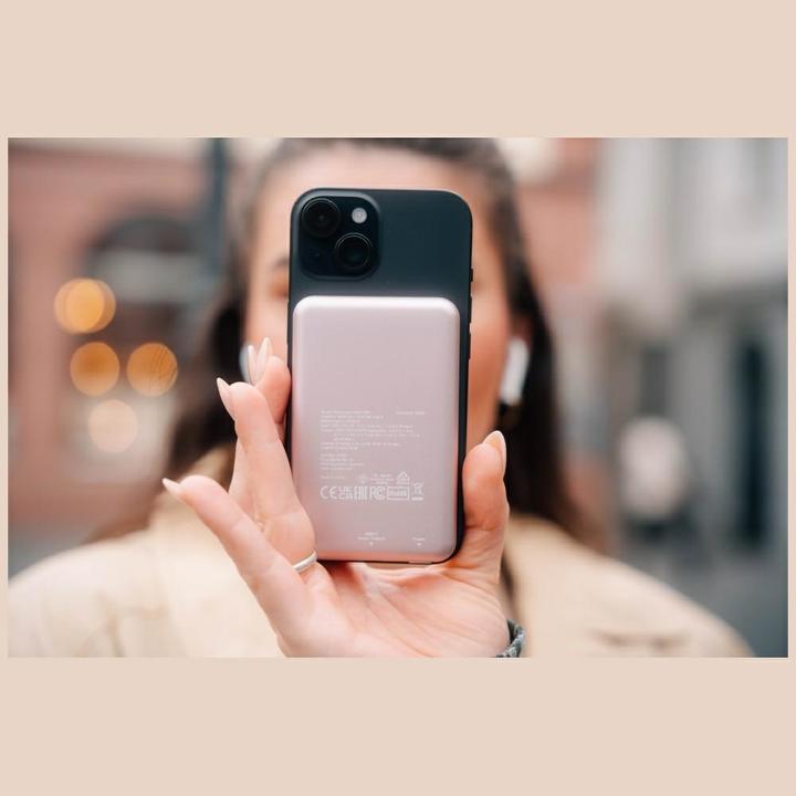 Produktbild Verbatim POWER BANK 5000 ROSE (5000 mAh, 20 W, 18.50 Wh)