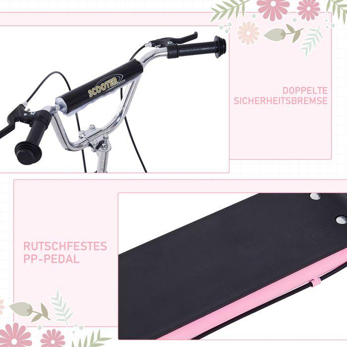 Image du produit Swisshandel24 trottinette avec freins 16/12 pouces trottinette Cityroller enfants Kickboard pour 5+ ans