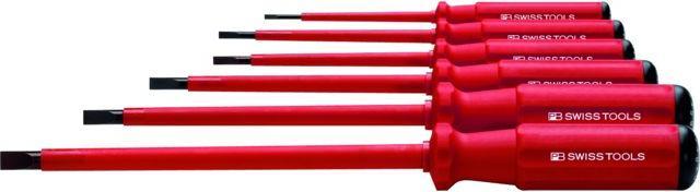 Produktbild PB Swiss Tools Elektriker-Schraubendreher-Satz für Schlitz, Classic vollisoliert (Schlitzschrauben)