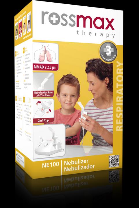 Actual product image Rossmax NE100 compressor inhaler