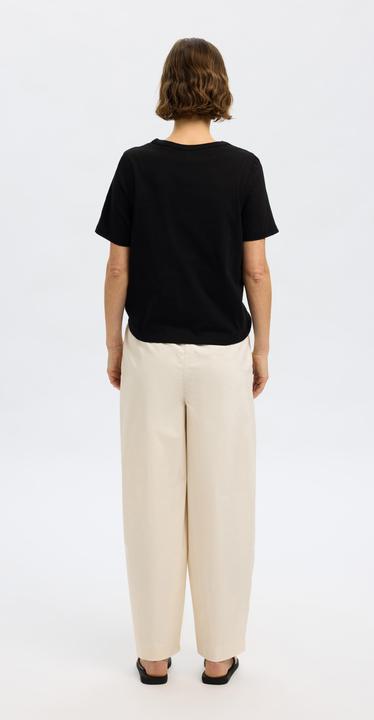 Actual product image Selected Femme 100% Baumwoll T-Shirt mit Rundhalsausschnitt (M)