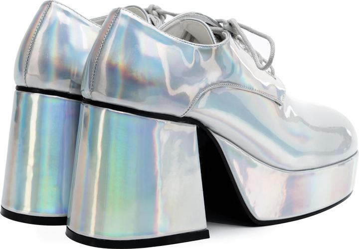 Actual product image Pleaser Plateauschuhe Herren silber