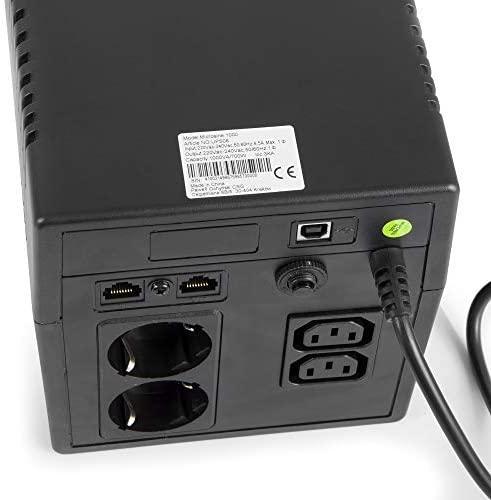Produktbild GreenCell 1000VA 700WÜberspannungsschutz 230V Black - (Offline-) USV (1000 VA, 700 W, Standby USV)