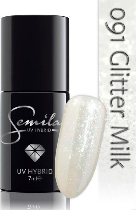 Produktbild Semilac 091 Glitter Milk 7ml (UV-Gel Lack)
