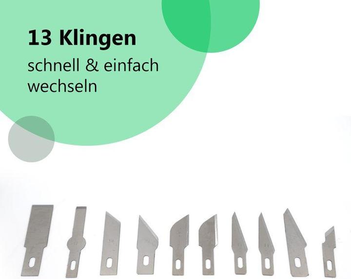 Image du produit Verk Group Lames de scalpel Cutter Couteau de bricolage Couteau de précision (Cutters)