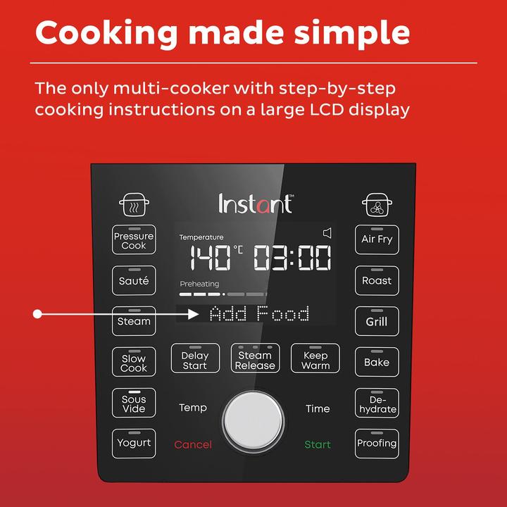 Actual product image Instant Pot Hot air fryer (EU plug)