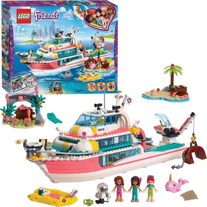 Immagine prodotto LEGO Missione di salvataggio in barca (41381, LEGO Friends)