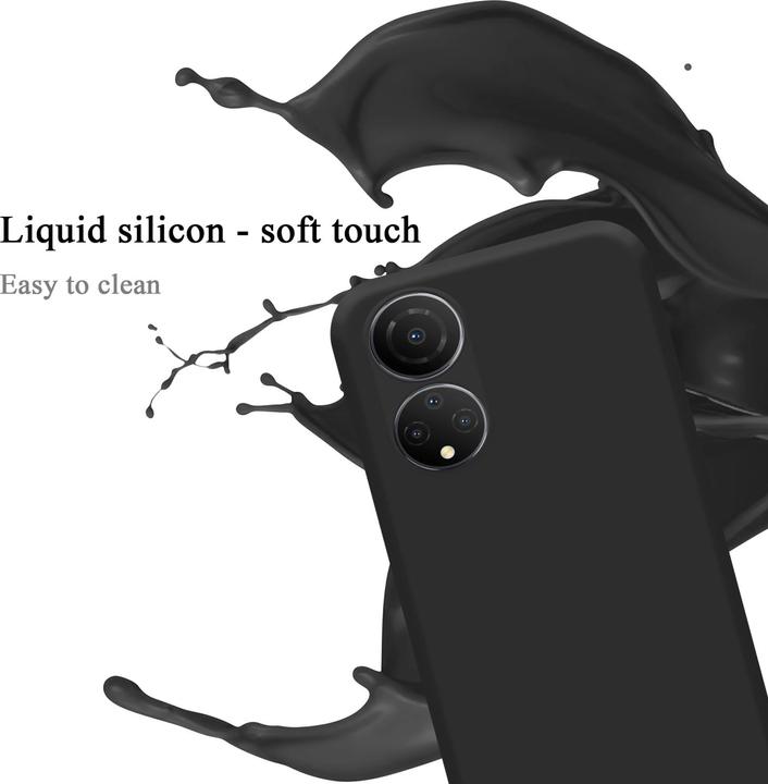 Actual product image Cadorabo TPU Liquid Silicone Case Cover for Honor X7 (Honor X7)