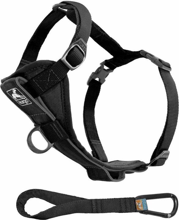 Image du produit Kurgo Tru-Fit Smart Harness w/ Seatbelt Tether M Noir - (604.1222) (M, Chien, Promenade)