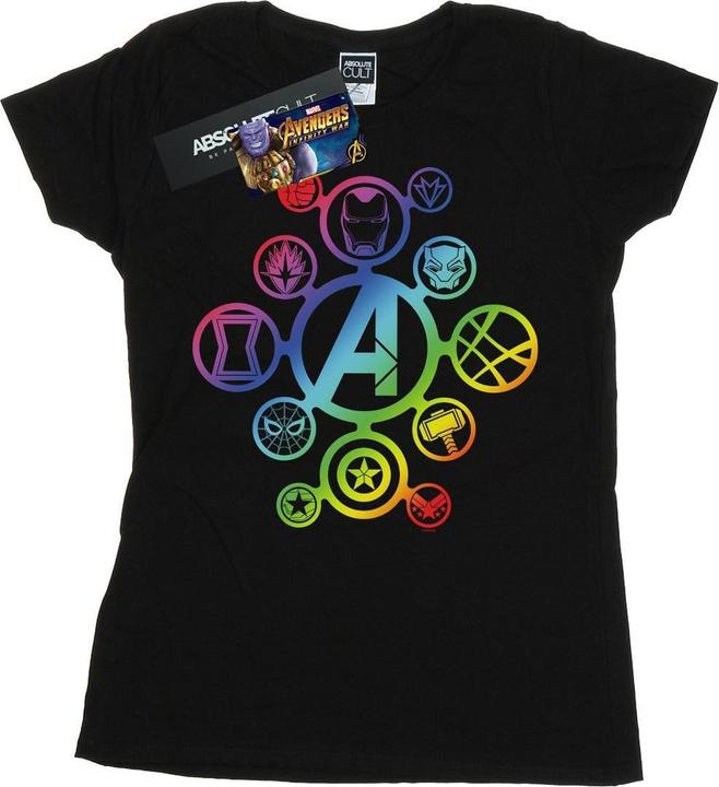 Produktbild Avengers Infinity War Rainbow Icons TShirt (L)