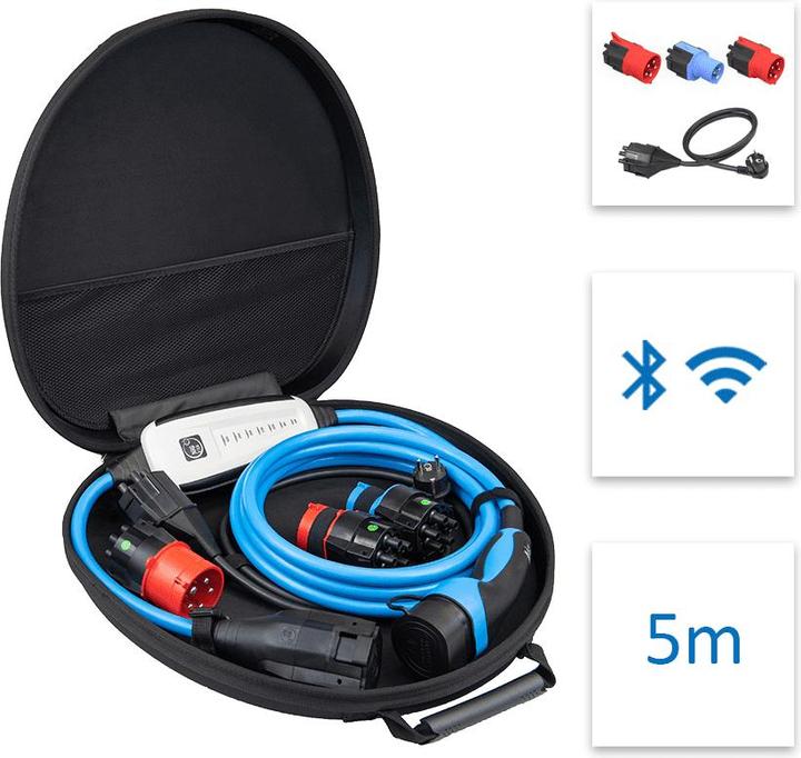 Produktbild NRGkick Mobile Ladestation Set Optimal (Typ 2, 22 kW, 32 A, CEE32 rot)