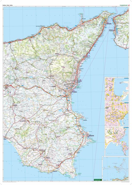 Produktbild Sizilien, Strassen- und Freizeitkarte 1:150.000, freytag & berndt