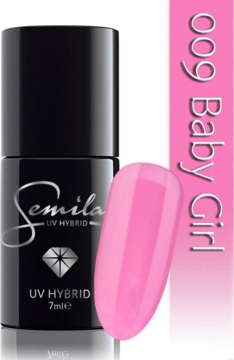 Actual product image Semilac 009 Baby Girl 7ml (Baby Girl, UV gel varnish)