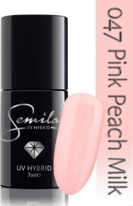 Semilac 047 Pink Peach Milk 7ml (Pink Peach Milk, UV-Gel Lack)