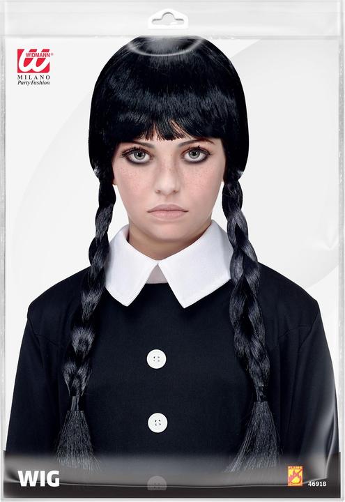 Produktbild Widmann Dark Girl Kinderperücke