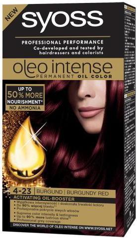 Syoss Oleo Intense Hair Dye 4-23 Burgundy Red (4-23 Burgundy Red)