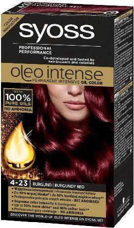 Image du produit Syoss Oleo Intense Hair Dye 4-23 Rouge Bourgogne (4-23 Rouge Bourgogne)