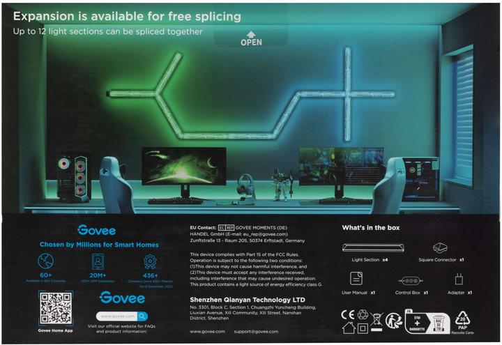 Produktbild Govee Gaming Wall light (100 lm)