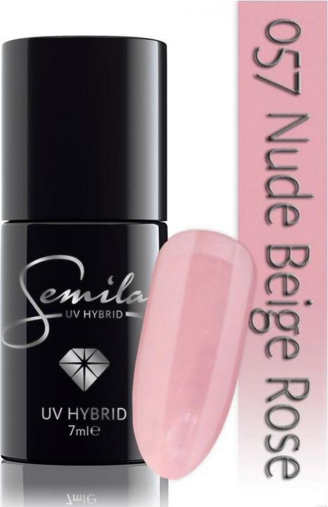 Produktbild Semilac 057 Nude brownish yellow Rose 7ml (057 Nude Rusvai, UV-Gel Lack)