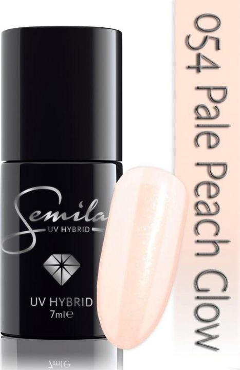 Semilac 054 Pale Peach Glow 7ml (Pale Peach Glow, UV-Gel Lack)