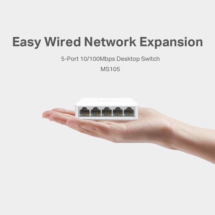 Produktbild Mercusys MS105 Netzwerk-Switch Fast Ethernet (10/100) (5 Ports)