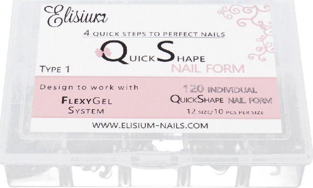 Immagine prodotto Elisium Formine per unghie Quick Shape Tipo 1 per l'allungamento delle unghie 120 pz.