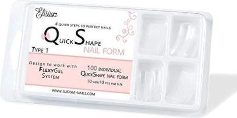 Immagine prodotto Elisium Formine per unghie Quick Shape Tipo 1 per l'allungamento delle unghie 120 pz.
