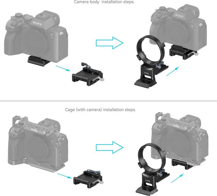Immagine prodotto SmallRig Kit piastra di montaggio orizzontale-verticale ruotabile per la serie FX di Sony