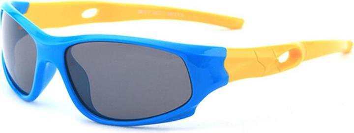 Actual product image Techsuit - Sunglasses Polarised (816-C5) - Sport Type, for Kids Between 5-8 Years - Blue / Yellow