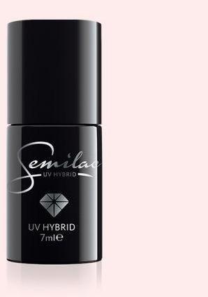 Actual product image Semilac UV Hybrid Varnish 128 Pink Marshmallow 7ml (128 UV Hybrid Varnish Pink Marshmallow, UV gel varnish)